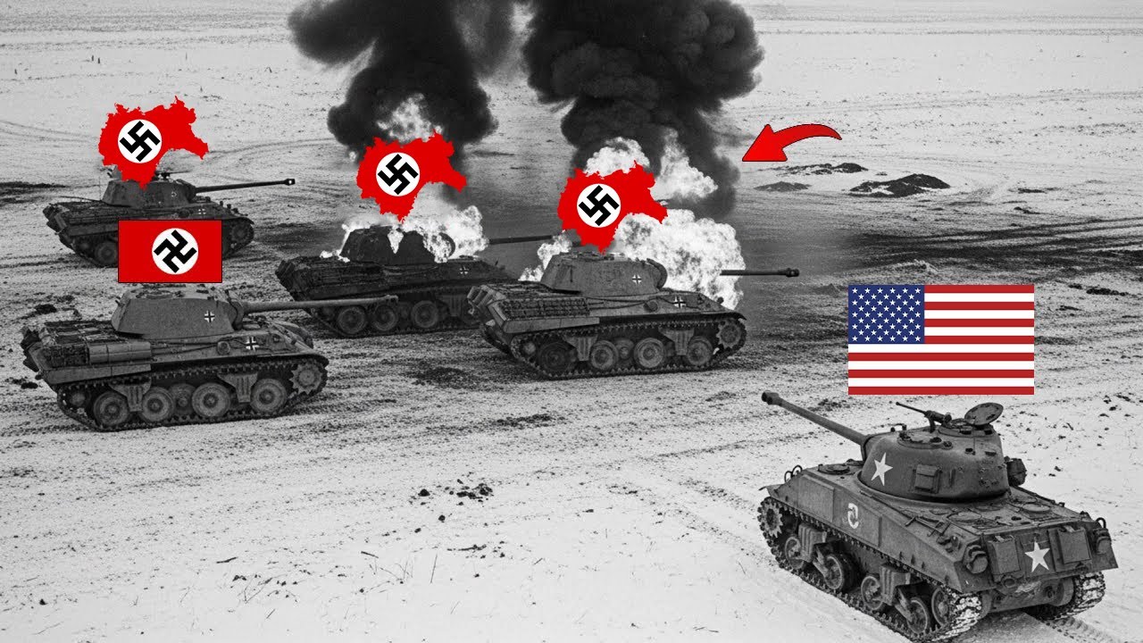 Три «мусорных» «Шермана» остановили СС всего за 30 минут | Расшифровка истории