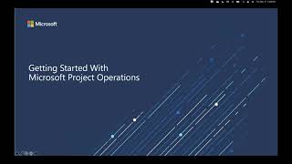 Getting Started with Microsoft Project Operations