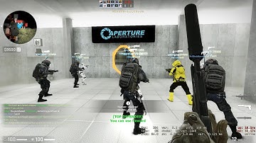 CSGO Zombie Escape  ze_ApertureScience_p2 7th