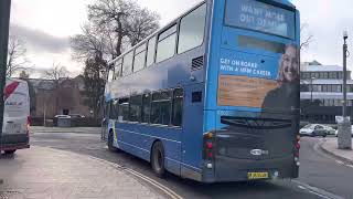 METRO BUS ROUTE 3 DEPARTING CRAWLEY TOWN CENTRE