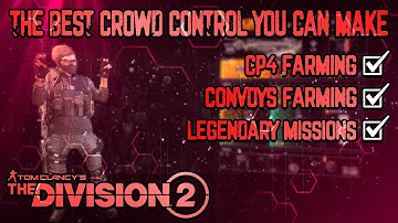 The Division 2 "THE BEST CROWD CONTROL BUILD YOU CAN MAKE IN GAME" Nothing can MOVE if you USE...!!!