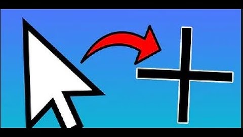 How to Change Your Cursor to a CROSSHAIR on Windows 10