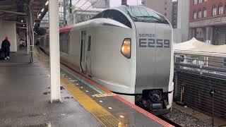 〔成田エクスプレス〕E259系(Ne005Ne016編成)千葉駅到着発車