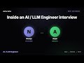 AI / LLM Engineer Mock Interview — Easy to Hard | Full Walkthrough