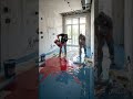 INSANE Rainbow Epoxy Living Room Transformation 🌈🔥 | From Empty Room to Luxury Art Floor!