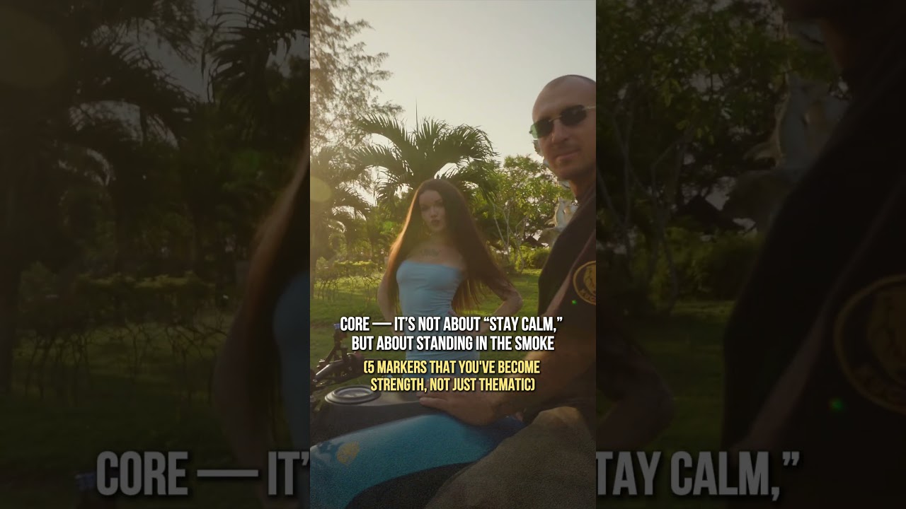 Core — it’s not about “stay calm,” but about STANDING IN THE SMOKE