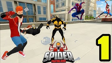 Spider fighting action hero game full gameplay & complete missions part 1 