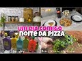 UM DIA COMIGO + NOITE DA PIZZA🍕😋| nova decoração na cozinha, spa day, cuidando das plantas…￼