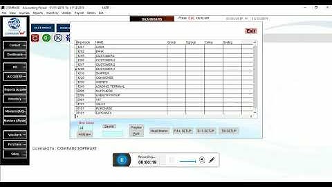 HOW TO CREATE ACCOUNT GROUP IN COMRADE PLUS GST VERSION