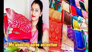 My wedding sarees collection 2020 || Indian sarees collection || Indian vlogger drishani