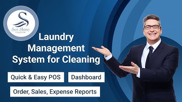 Laundry Management Software By Sun Shine IT Solution.