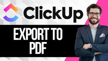 How To Export to PDF in ClickUp