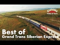 Best of Trans Siberian train Moscow - Ulaanbaatar - Beijing 8000km Aerial/ Транссиб с высоты