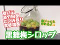 【永久保存版】失敗しない！黒糖梅シロップの作り方