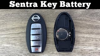2020-2023 Nissan Sentra Remote Key Fob Battery Replacement - How To Change Sentra Key Batteries