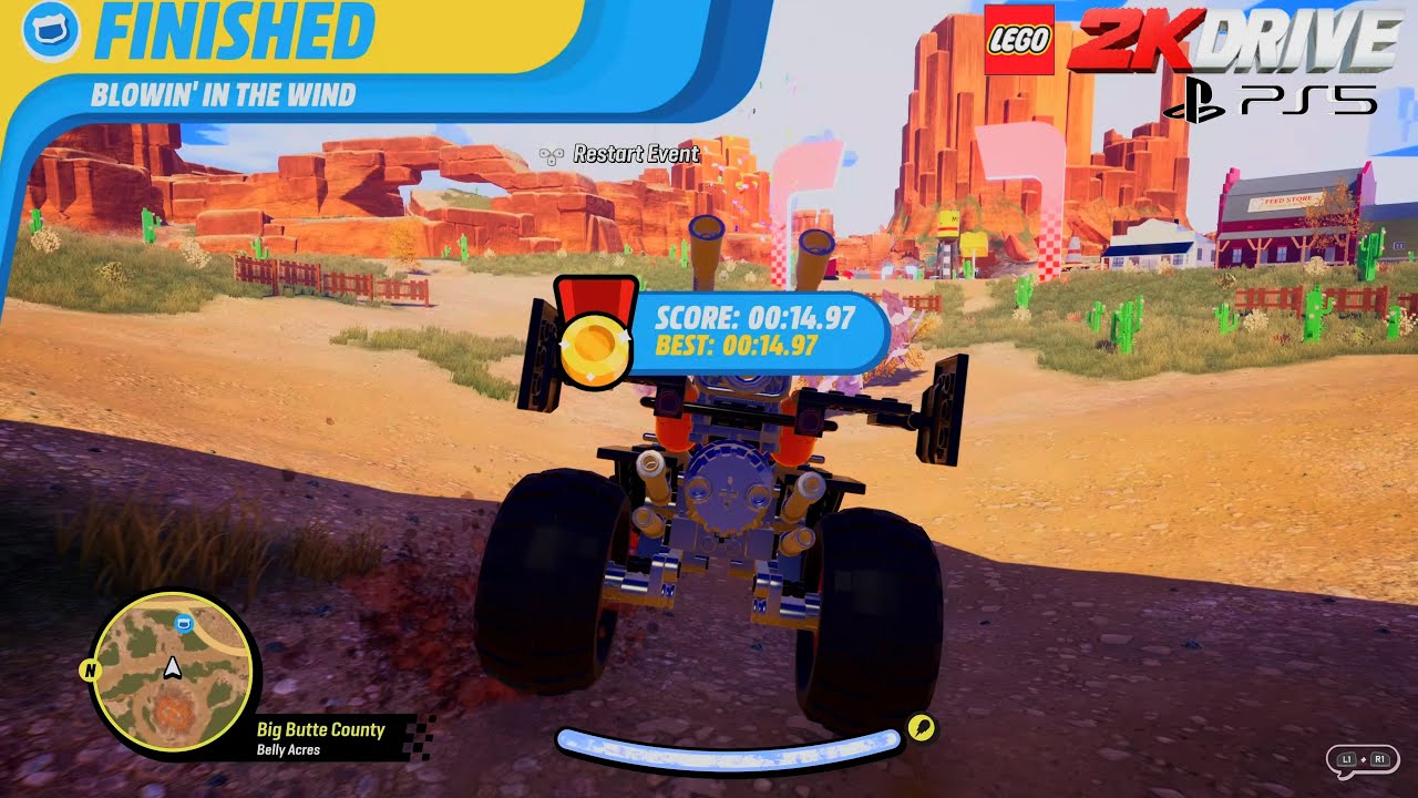 Lego 2k drive on the go blowin in the wind gold big butte county