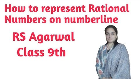 How to Represent Rational Numbers on Number Line | RS Aggarwal Class 9 Maths Chapter Explained