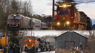 [4K] Chasing the former Pan Am Railways throughout New England