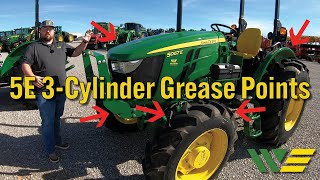 ALL Grease Points on John Deere 5E 3-Cylinder Tractors Thumbnail