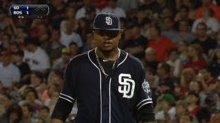 SD@BOS: Volquez tosses six frames of one-run ball