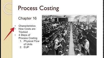 Chap 16: Process Costing - part 1