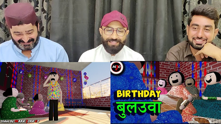 BIRTHDAY बुलउवा || Make Joke Of || MJO || Saurabh Shukla #PakistaniReaction