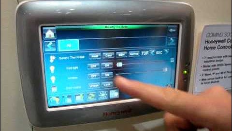 Home Automation Features of Honeywell 6280 Touchscreen