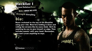 Need for Speed Most Wanted 2005 - Blacklist 1 Razor Part 1 Races + Photo Tickets