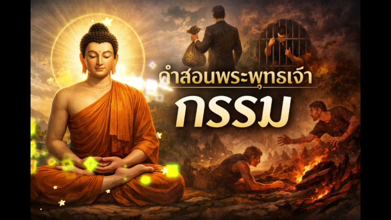 กรรม ไม่เคยผิดพลาด | 🙏คำสอนพระพุทธเจ้า🙏 เข้าใจกรรม เปลี่ยนชีวิต