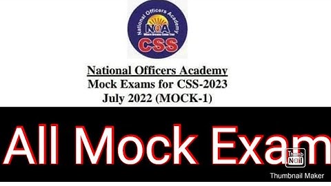 NOA Mock Exam July 2022 || NOA all compulsory subjects Mock Exam July 2022