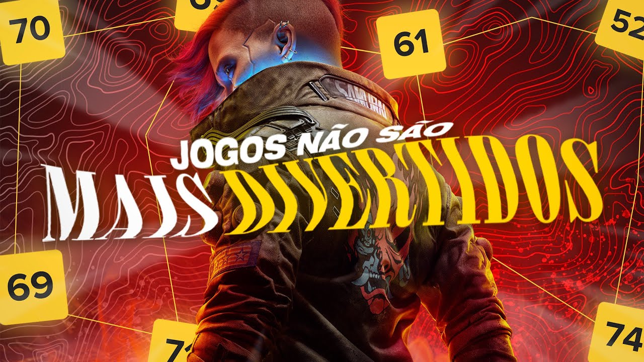 JOGOS não são mais DIVERTIDOS