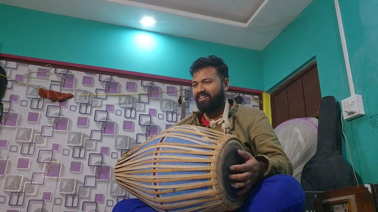24th Feb 26, Baba is teaching me Mridangam (khul)