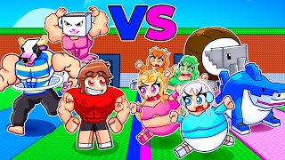 FAT Vs MUSCULAR Brainrots In Steal A Brainrot…