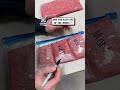 Who the hell puts meat in a Ziplock bag🤣