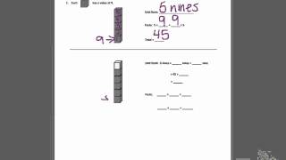 Engage NY Third grade Module 3 Lesson 2 front