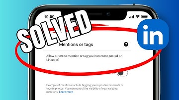 How to disable the tag or mention feature on LinkedIn