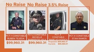 Bexar County Commissioners discussing pay raises for county employees