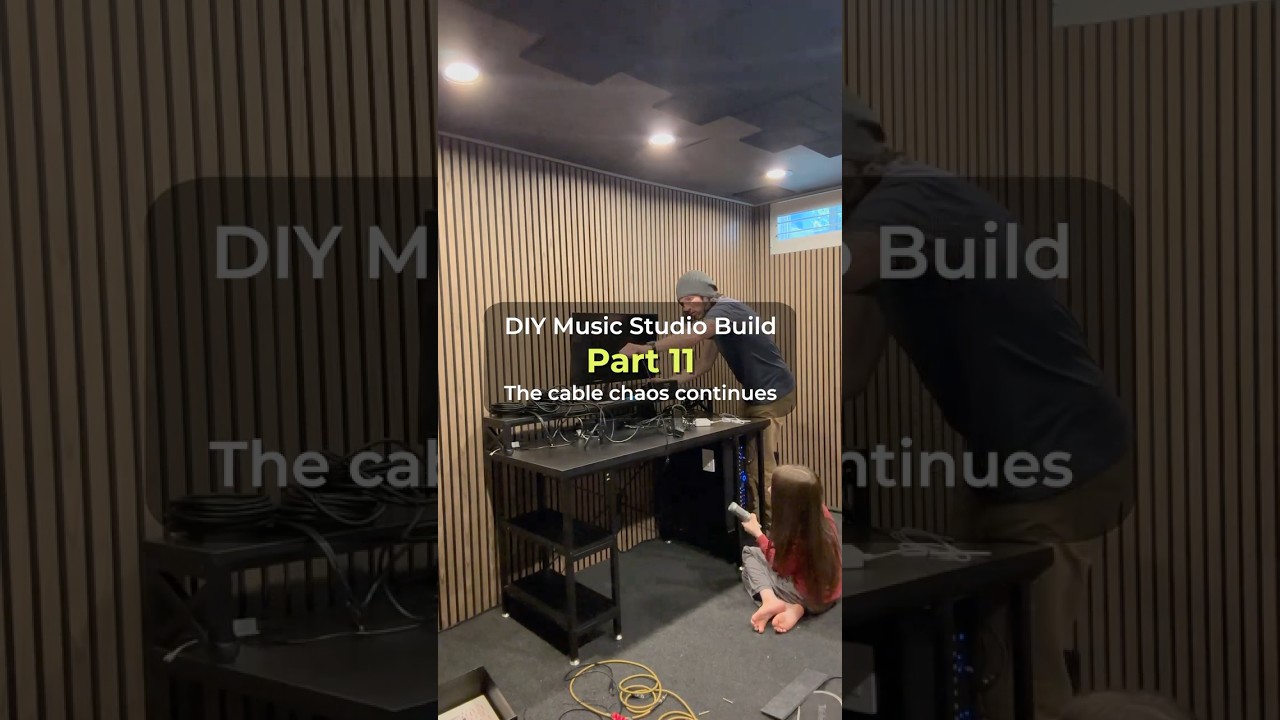 DIY Studio Build - Part 11: The Cable Chaos Continues 