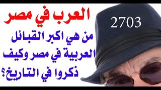 د.اسامة فوزي  ماذا حل بالعرب  الذين رافقوا ابن العاص والزبير الى مصر؟