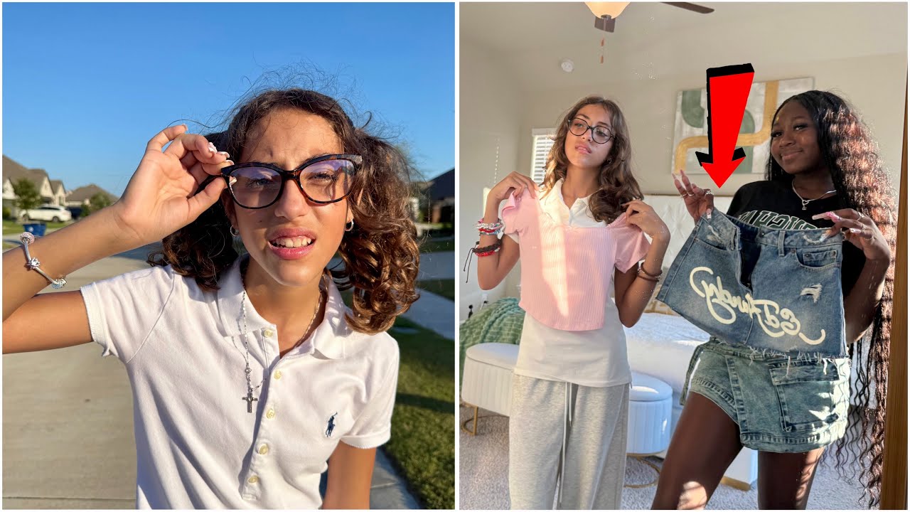 Girl PEER PRESSURES NERDY Neighbor To DRESS DIFFERENT, She Instantly Regrets It