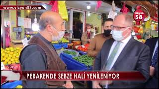 Perakende Sebze Hali̇ Yeni̇leni̇yor