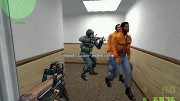 Counter Strike Condition Zero (Office) Tour of duty 1 Mission 2 Easy Gameplay