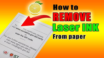 How to Remove LaserJet Ink from Paper Easily Without Damaging and Write Text