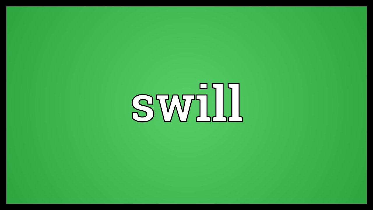 Swill Meaning YouTube