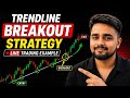 Trendline Breakout Strategy (Live Trade Example) | VJX TRADING 
