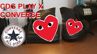 HOW TO CUSTOM: CDG x CONVERSE ALL STAR // TUTORIAL