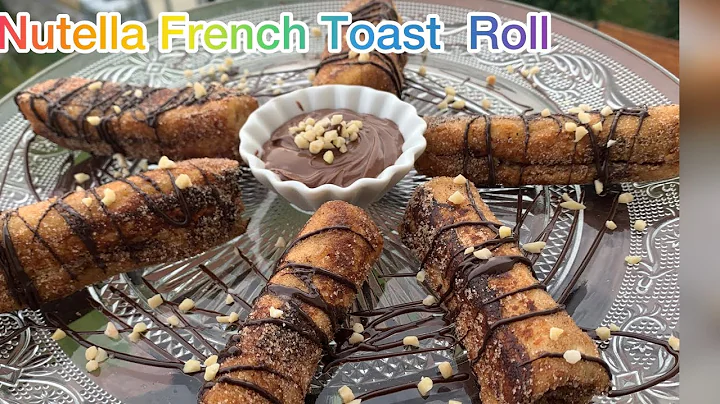 Nutella French Toast Roll Recipe | How To Make Chocolate French Toast | Easy Breakfast Ideas