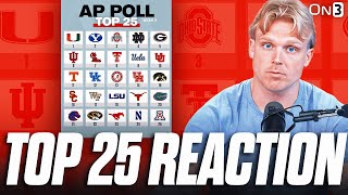 NEW College Football AP Poll Top 25 REACTION After Week 7