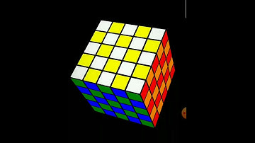 MAKING CHESSBOARD PATTERN ON 5X5 RUBIK