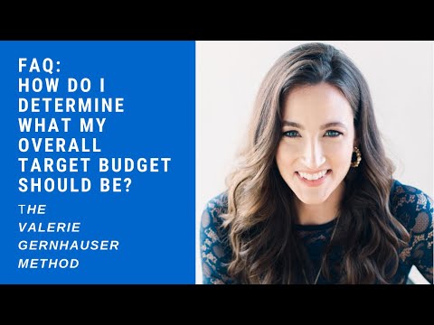 FAQ How do I determine an overall budget?